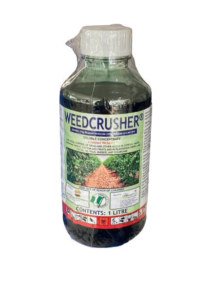 Weed crusher